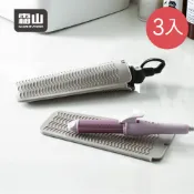 【日本霜山】矽膠製防滑隔熱二合一電棒燙收納套-3入