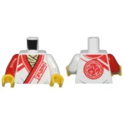 【樂高大補帖】LEGO 樂高 白色 空手道服 柔道服 跆拳道 道服【973pb5051c01 71799】