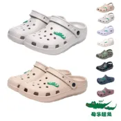 (店+)【母子鱷魚】絕對百搭兩穿式洞洞鞋-男女款 布希鞋 涼拖鞋 拖鞋 洞洞鞋