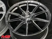 【員林 小茵 輪胎舘】美國品牌 MS正品 MS31 旋壓圈 18吋 5孔車系適用 8.5J 灰底髮絲 (配胎套餐大折扣)