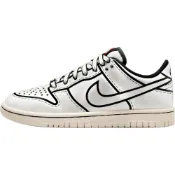 (店+)【NIKE 耐吉】IF2117-100 Nike × LEGO/樂高 Dunk Low Sail 舒適百搭GS 低幫 板鞋 白黑紅 男女同款 nike男鞋 男運動鞋 nike女鞋 運動鞋女 休閒鞋 LEGO 樂高 玩具