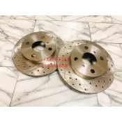 INFINITI FX35 03-05 前 煞車盤 前盤 碟盤 劃線盤 鑽孔劃線盤 外銷件 競技塗層盤 一組2片