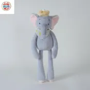 裡物【Gift】💕新品灰灰大象毛絨玩具帶帽子動物玩偶兒童陪伴安撫玩偶娃娃