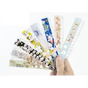迪士尼  波浪 洞洞 尺 15CM DPCB-165 維尼 米奇 史迪奇 三眼怪 愛麗絲 奇蒂 玩具總動 【金玉堂文具】