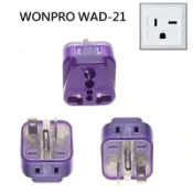 WONPRO WAD-21 冷氣萬用轉接頭10A T型 1轉2 萬用轉接頭 萬用插座 轉換插頭 轉換插座 冷氣 220V