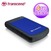 【蝦皮直營】Transcend 創見 StoreJet 25H3B 4TB 2.5吋行動硬碟 藍色 廠商直送