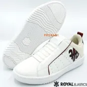 ROYAL 06533-019 白X黑X紅 ICON2.0 頂級頭層牛革無鞋帶休閒鞋【有13號】221R