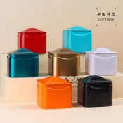 小小精選客製 【可客製化】【茶葉罐】鐵罐 茶葉罐 50g 小茶罐 通用金屬小青柑紅茶巖茶馬口鐵盒茶葉包裝盒