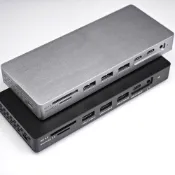 (店+)光連科技 8K 10Gbps 集線器 HDMI DP 多螢幕 Hub Dock USB 3.2 PD 100W 拓展