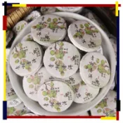 【米米小鋪】買10送1 雲南普洱茶新會小青柑 陳皮普洱熟茶葉 青柑普洱 柑普小圓餅熟茶