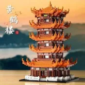 【日系精品 免運】【廠家批發】四大名樓滕王閣黃鶴樓積木建築系列拼裝玩具