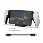 全球選品1館 生活百貨 PS5 Portal掌機充電底座PS5掌機磁吸充電座充PS5新款掌機充電器
