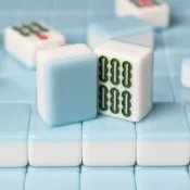 全球選品1館 生活百貨 麻將牌家用手搓手打一級大中號麻將高顏值麻雀送桌布骰子軟包籌碼