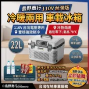 22L雙核晶片製冷冰箱 110V家用電子冷藏箱 12v/24v車載電子冷藏箱 車家兩用小冰箱 小汽車貨車冷藏箱子