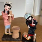 日本中古古董長生閣紀念物仁型日本古物民俗鄉土人物