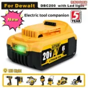 月鳥商社 替換得偉工具電池鋰電池18V 20V DeWalt MAX XR DCB205DCB201直銷