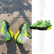 【NIKE 耐吉】Air Zoom Alphafly Next% 3 布面螢光綠黑 馬拉松 路跑 男鞋 IM8066-999