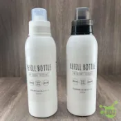 洗劑分裝瓶 白色瓶子 替換瓶 500ml 瓶蓋附刻度 純白系洗衣精分裝瓶 洗衣精分裝