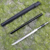 現貨 旋轉可拼接露營工具接管刀 未開刃拼接刀 申長直刀 登山開路開荒割草刀 影視道暗文武刀 動漫周邊COS戶外生存遊戲