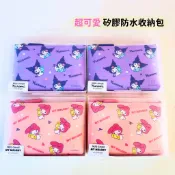 日本帶回 新款現貨 三麗鷗 p+g 美樂蒂 庫洛米 防水 矽膠 拉鍊收納包 矽膠包 拉鏈包 化妝包 小物包