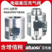 DYC-Q253240100電磁真空帶充氣差壓閥DN80快卸法蘭式真空閥24v