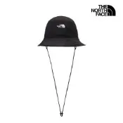 【The North Face 官方旗艦】 北面男女款黑色UPF防曬漁夫帽｜8DH1KX7 抗UV