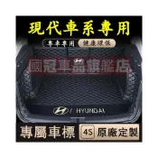 (店+)現代後備箱墊  SantaFe Elantra TUcson/TUcsonL ix35 ix45 SOnata全包圍後車廂墊 汽車尾箱墊 車用皮革後廂墊