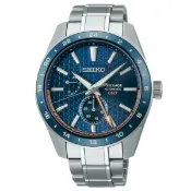 大高雄鐘錶城 seiko SK037 精工表 SK037 6R64-00C0B(SPB217J1) Presage 新銳系列GMT功能機械錶/藍面 42.2mm｜樂天領券現折★全館特惠中★指定刷卡回饋10%