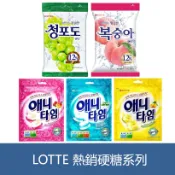 森吉小舖 韓國 樂天 LOTTE 青葡萄糖 青葡萄 水蜜桃糖 糖果 Anytime 薄荷糖 三層夾心薄荷糖 牛奶薄荷糖