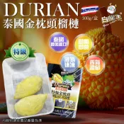 泰國白龍王金枕頭榴槤 買10送1 特級300g 泰國榴槤皇家讚賞