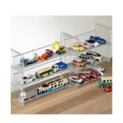 (店+)【inomata】日本日本製壓克力長型可堆疊式展示架 小車收納 口紅收納 指甲油收納