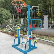 【簡宜生活】戶外健身器材 小區廣場公園專用漫步機 戶外多功能漫步機 室外庭院家用皆可 長者適用多功能全身鍛煉運動器械