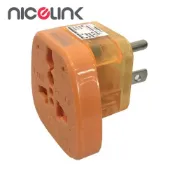 NICELINK 耐司林克 區域型 旅行轉接頭 防雷擊款(適用台/中/美/日/加/菲律賓/泰國 )WASVS-5