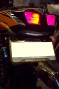 [BWSR] BWS125  隱藏式牌架牌架 仿賽 翹牌風格 密卡燈 視覺 擋泥版切除 鐵架 直上 桃園  CF