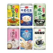 【愛之味】牛奶花生/杏仁派/冰燒仙草/燕麥奶花生/花生豆花/寒天檸檬愛玉冰 - 6款任選(340ml*24入/箱)
