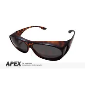 【APEX】234 玳瑁 可搭配眼鏡使用 polarized 抗UV400 寶麗來偏光鏡片 運動型太陽眼鏡 附原廠盒擦布