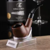🚀台灣直送🚚煙鬥 手工 實木煙鬥 石楠木紋煙鬥 老式複古 過濾煙鬥 煙袋 男士煙鬥 煙嘴鬥 1M6P