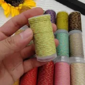 金絲手搓棉線 藏式編繩 五色線 手作diy材料 手鍊繩 編織繩 中國結繩 流蘇線 手串佛珠 串珠線 端午節香包WEIB