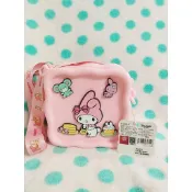 全新正版雷標 Sanrio 三麗鷗 DIY貼片包 大方包 化妝包 矽膠包 美樂蒂 凱蒂貓 醜魚