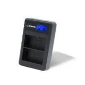 (店+)【KANDO】適用Canon LP-E6 電池 液晶充電器 雙槽 USB充電 LPE6 LPE6N LPE6P EOS R5 R6