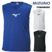 日本 MIZUNO 無袖排汗衫 美津濃 V領無袖練習衣 無袖背心 訓練衣 無袖運動上衣 足球衣 火鳥標 P2MAB050