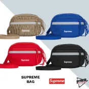 SUPREME MINI SLIDE BAG 側背包 防水 斜背包 反光膠條【彼得潘】