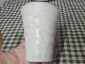 古瓷堂日本回流瓷器 庫山窯清水燒粗陶主人杯 中古回流正品日瓷 手捏手作手繪櫻花 粗陶粉引茶杯 手握杯聞香杯 少見庫山窯陶杯