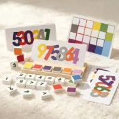 蒙特梭利教具 顏色認知 數學啟蒙玩具 幼兒早教益智玩具 兒童邏輯思維訓練玩具