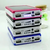 太陽能露營噔移動電源20000mAh 鋁 solar power bank 充電寶