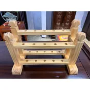 (店+)弘喧 令旗座 內五營 五營座 實木法器 五營旗 營頭 寶劍 令牌 木製 王令 兵器架 進香旗 五營斗 佛具