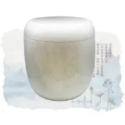 【工廠直銷 快速交件】MIT台灣製  白玉/漢白玉/雪花白/骨灰罈/骨灰罐 含彩瓷骨罐照 刻字描金
