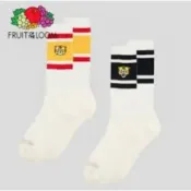 🌻UNC🌻【FRUIT OF THE LOOM x graniph】聯名合作！中筒襪~現貨📦✅