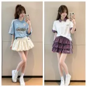 熱賣款 Adidas Originals 夏季 舒適透氣 無袖 背心 短袖 短裙半身裙 蛋糕裙 女款套裝