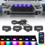 前格柵套件 APP 遠程和 16 色運動 LED 燈 2020-2022